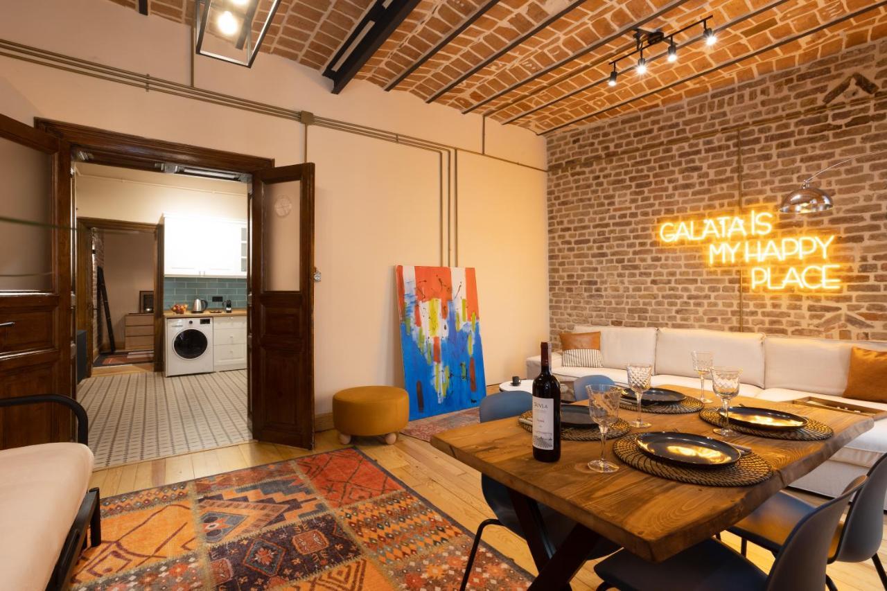 Galata Loft In Heritage Sea View Building Daire *