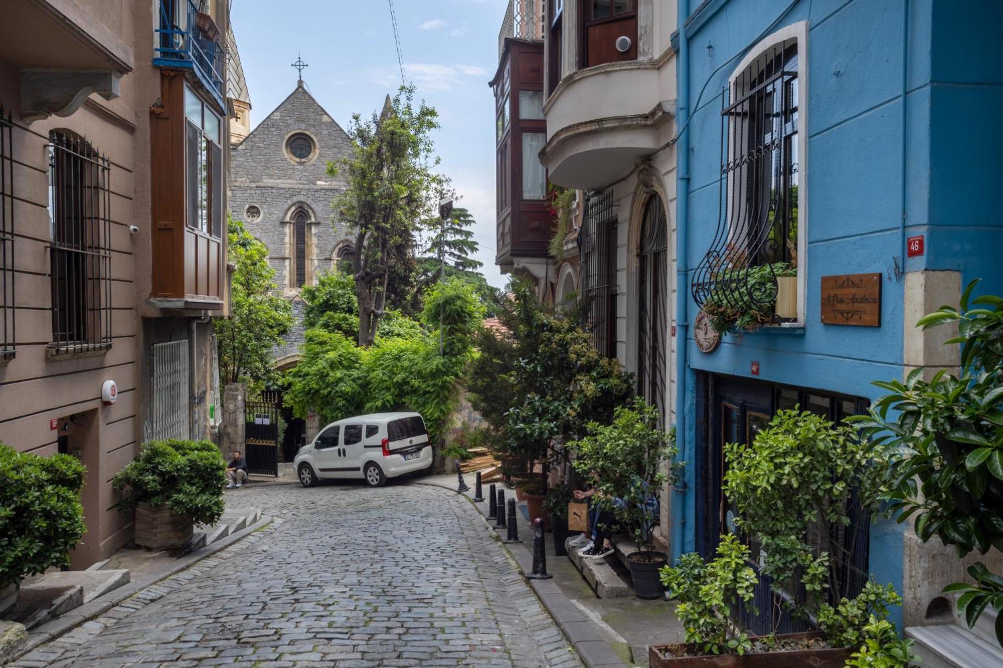 Galata Loft In Heritage Sea View Building Daire *